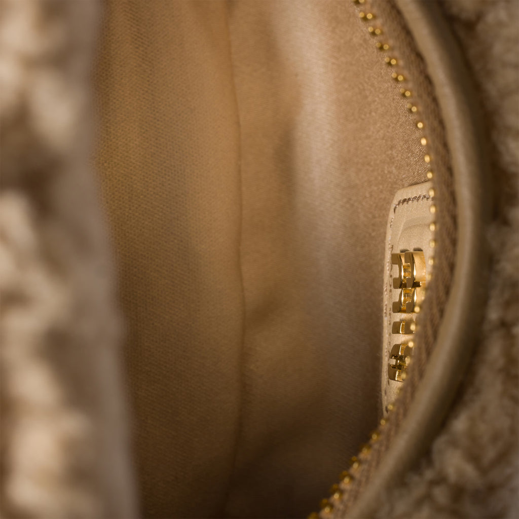 Miu Miu Wander shearling mini-bag