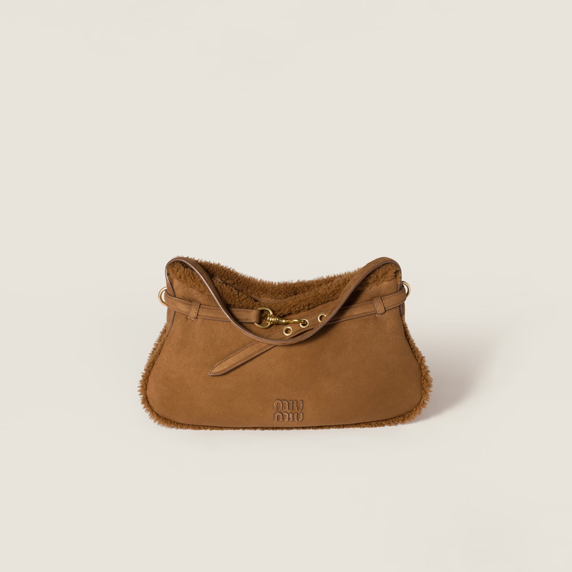 Miu Miu Aventure shearling bag