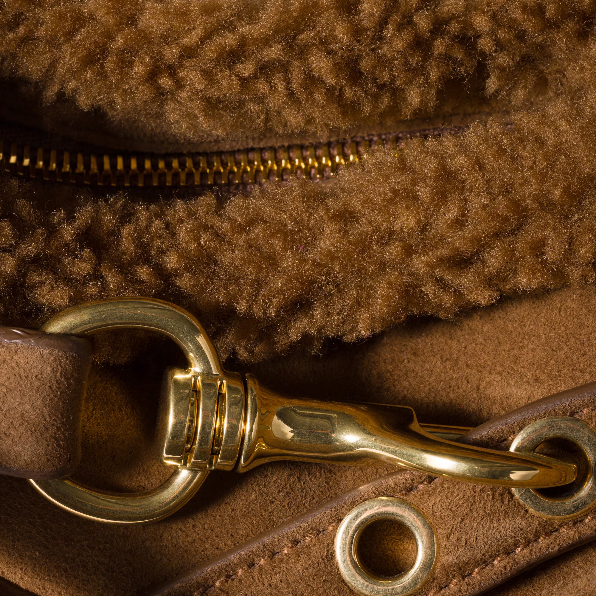 Miu Miu Aventure shearling bag