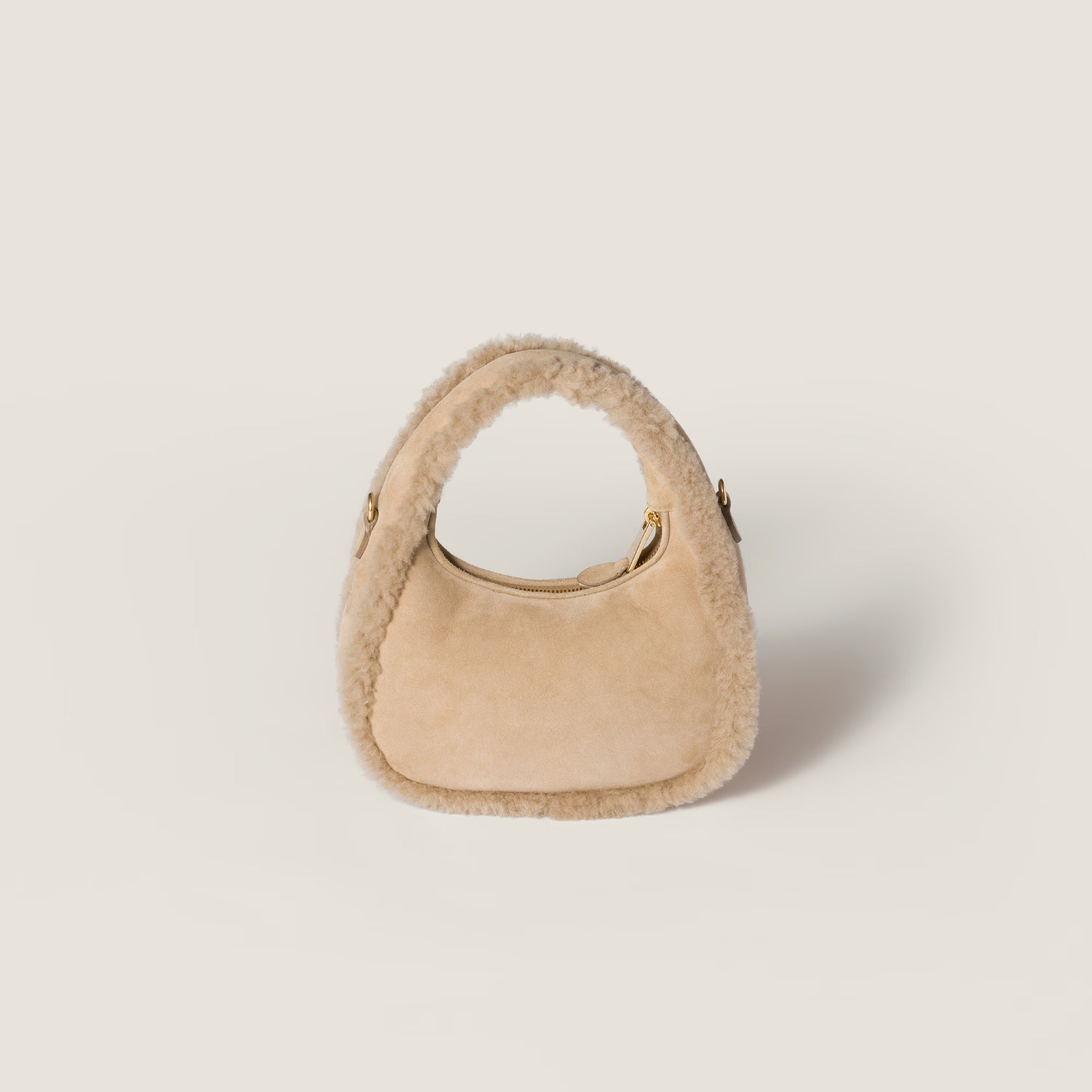 Miu Miu Wander shearling bag