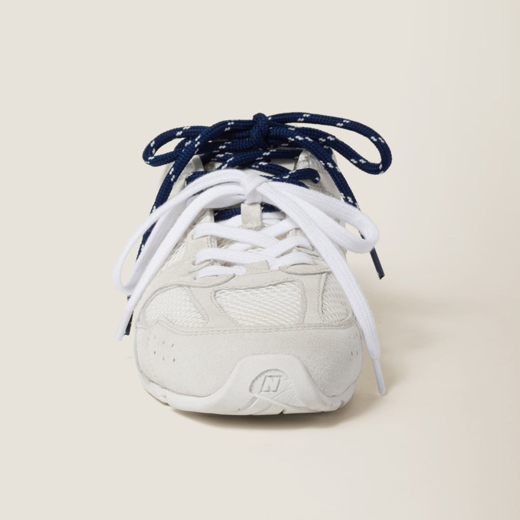 New Balance X Miu Miu 530 SL Suede and Mesh Sneakers