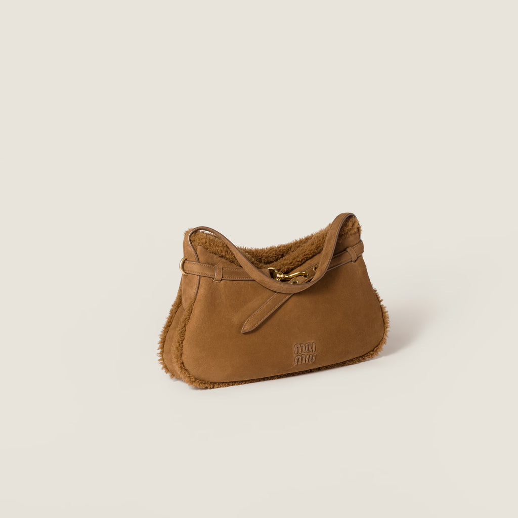 Miu Miu Aventure shearling bag