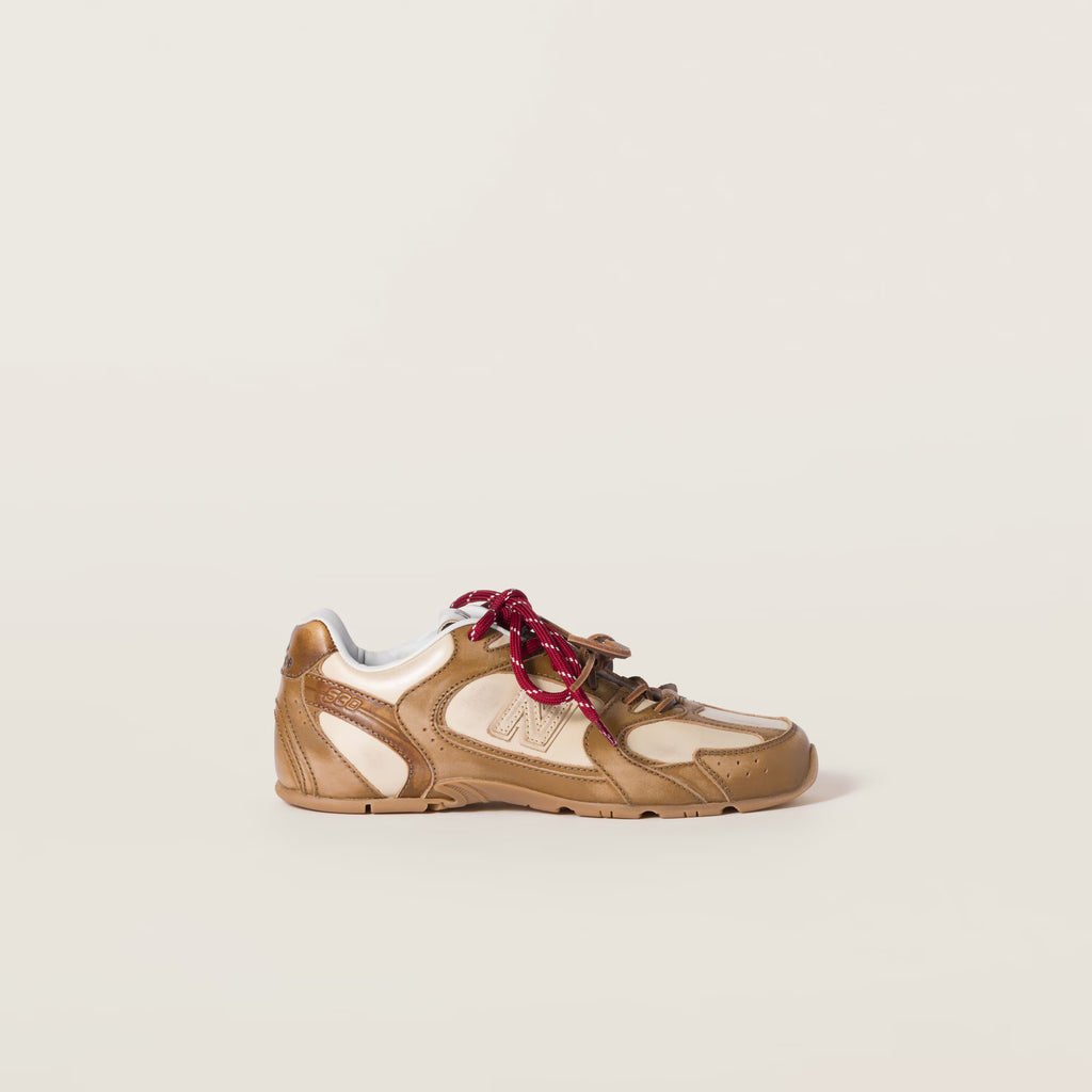 New Balance X Miu Miu 530 SL Deco Calf Leather Sneakers