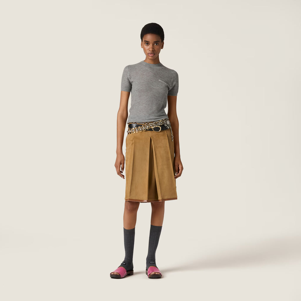 Miu Miu Cashmere Sweater Gray