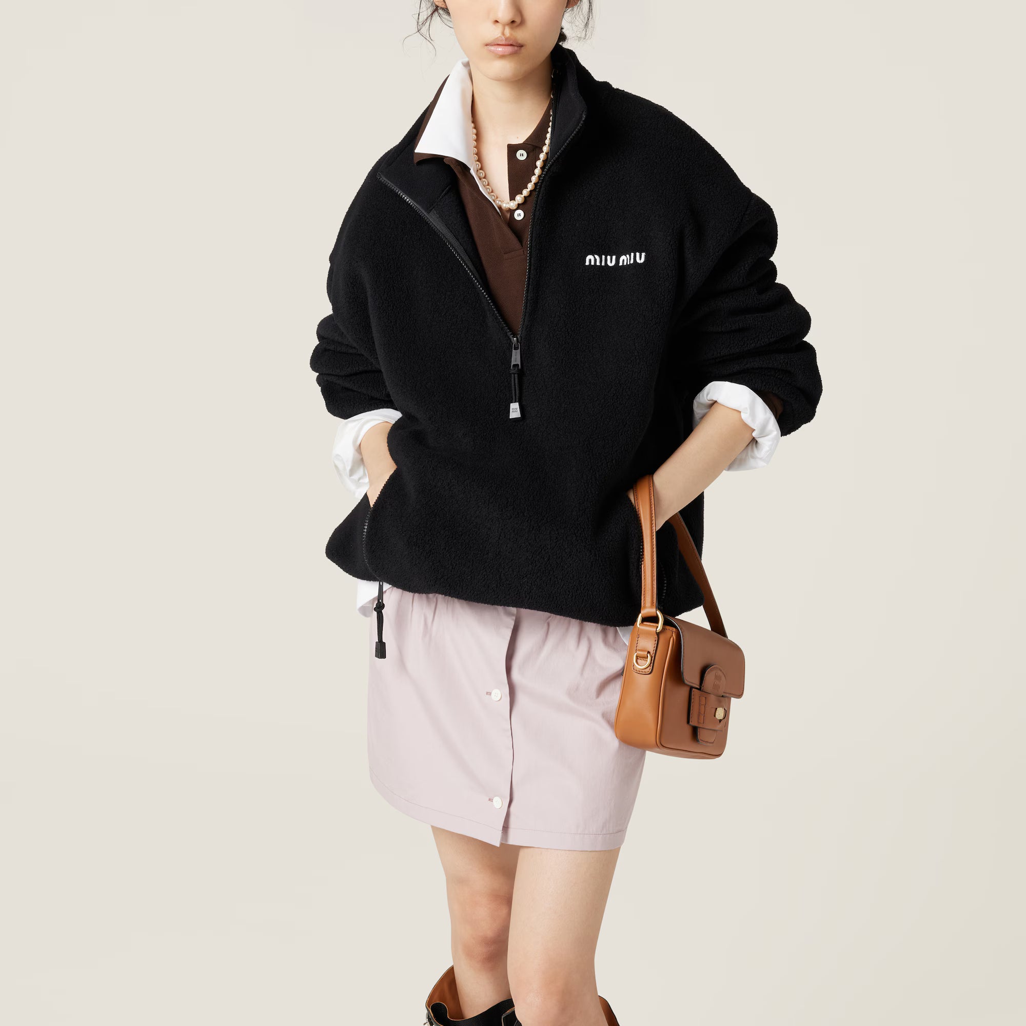 Miu Miu Fleece sweatshirt