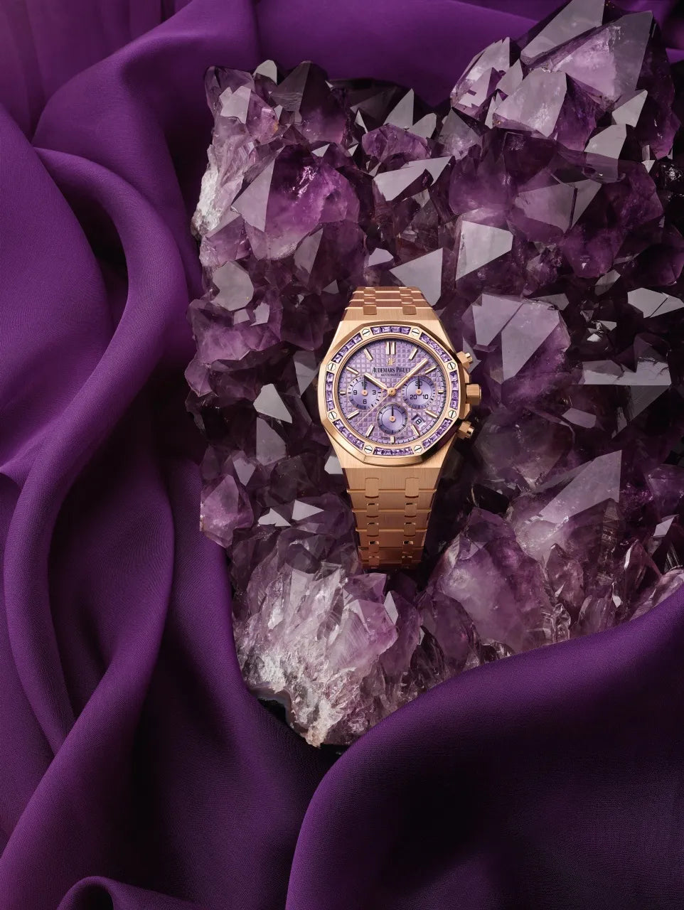 Audemars Piguet Royal Oak Selfwinding Chronograph with purple dial