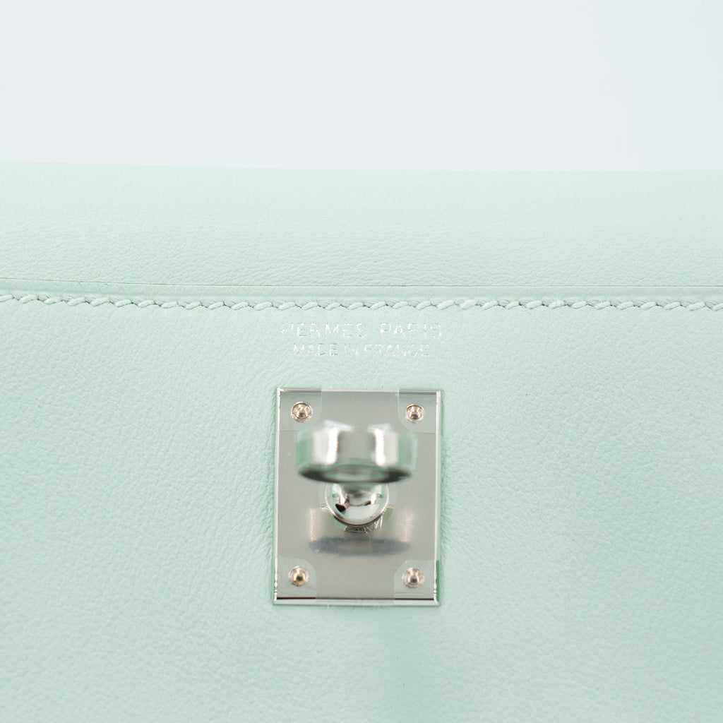 Hermès Kelly Danse Swift Vert Peppermint PHW