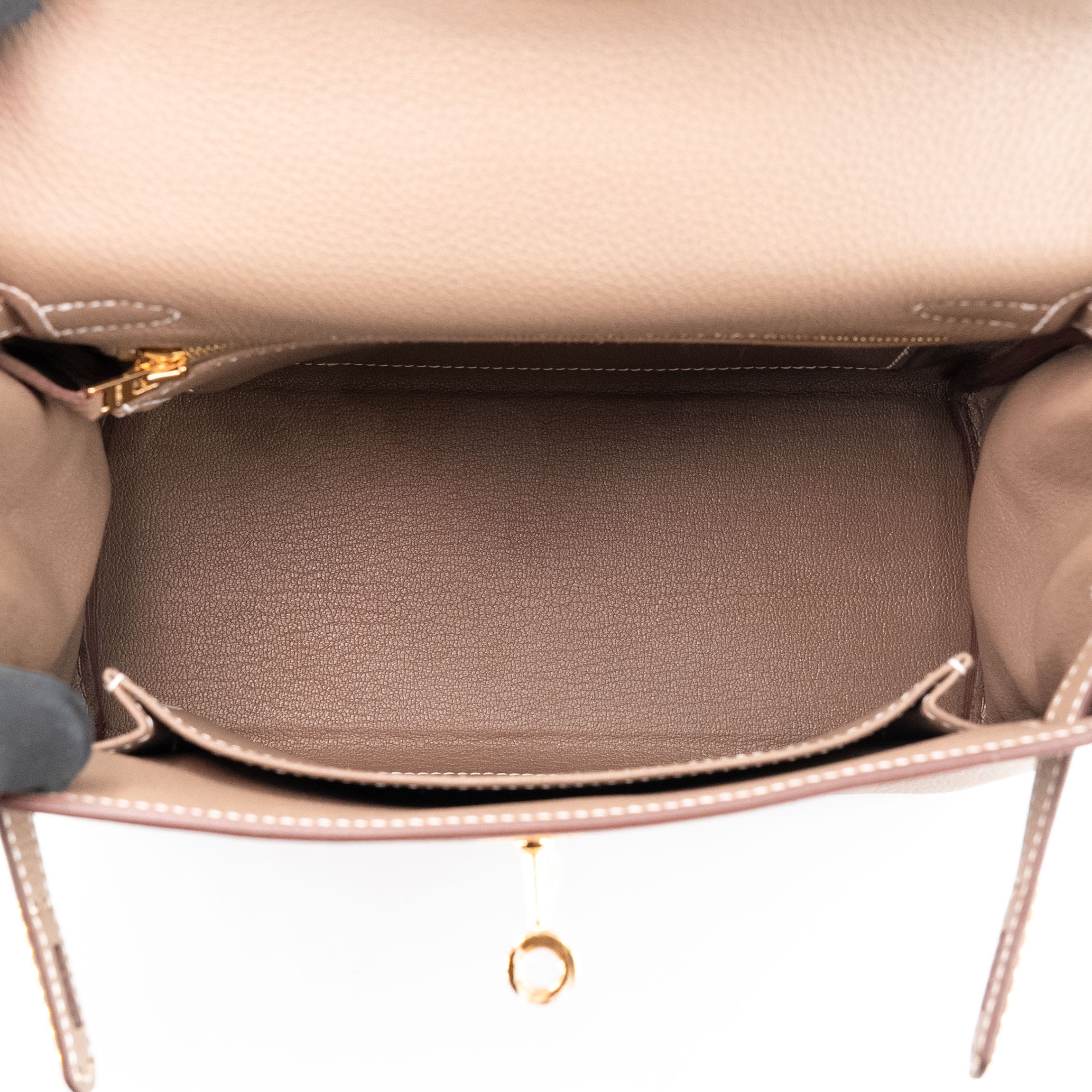 Hermès Kelly 25 Etoupe GHW