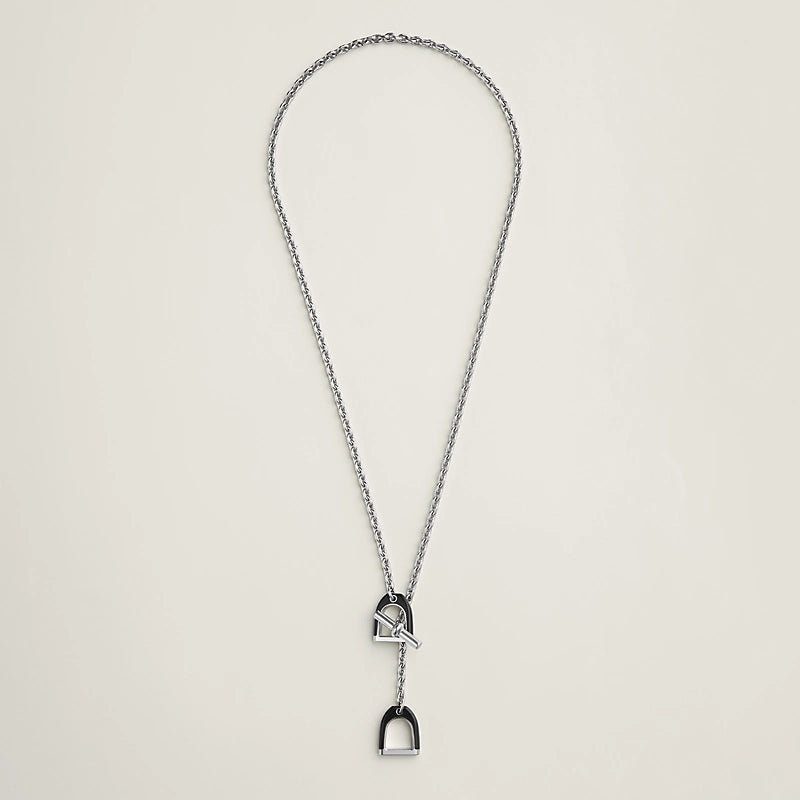 Hermès Etrier Necklace - Noir