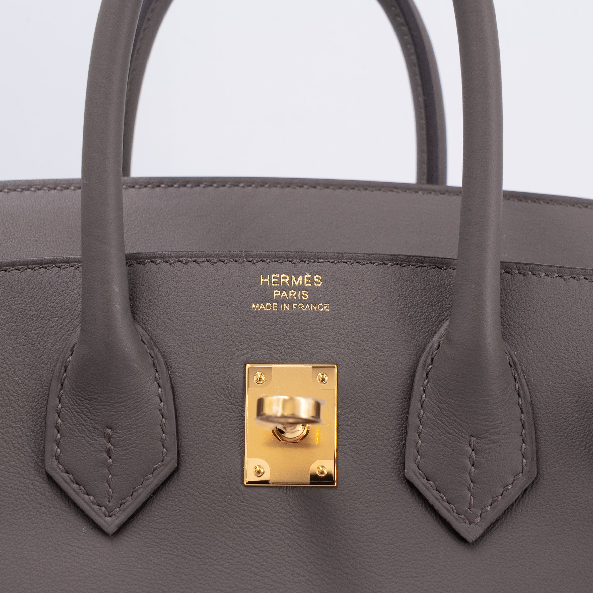 Hermès Birkin 25 Etain Swift leather GHW