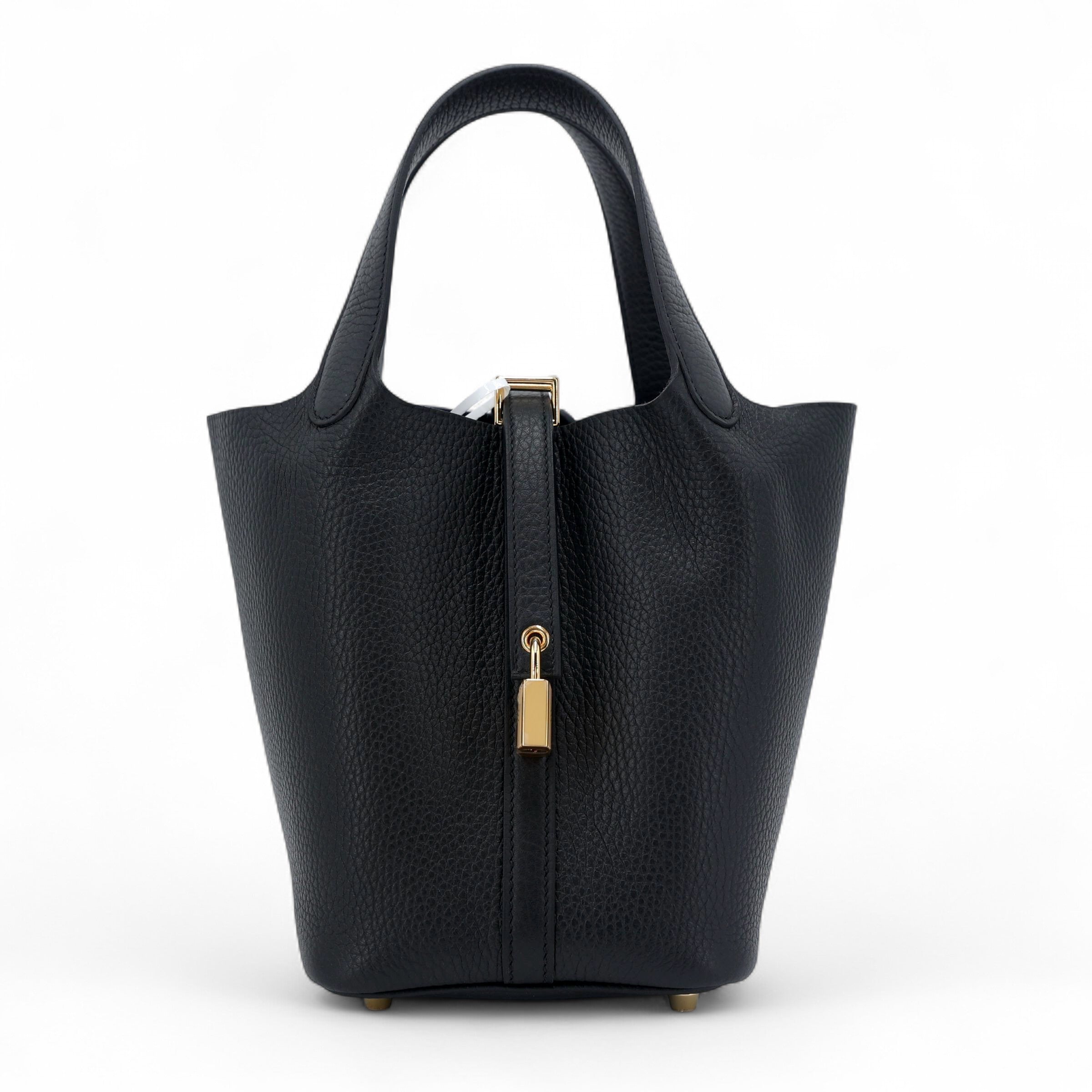 Hermès Picotin Lock 18 Noir GHW