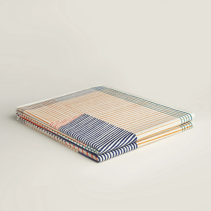 Hermès H Brick blanket multicolore