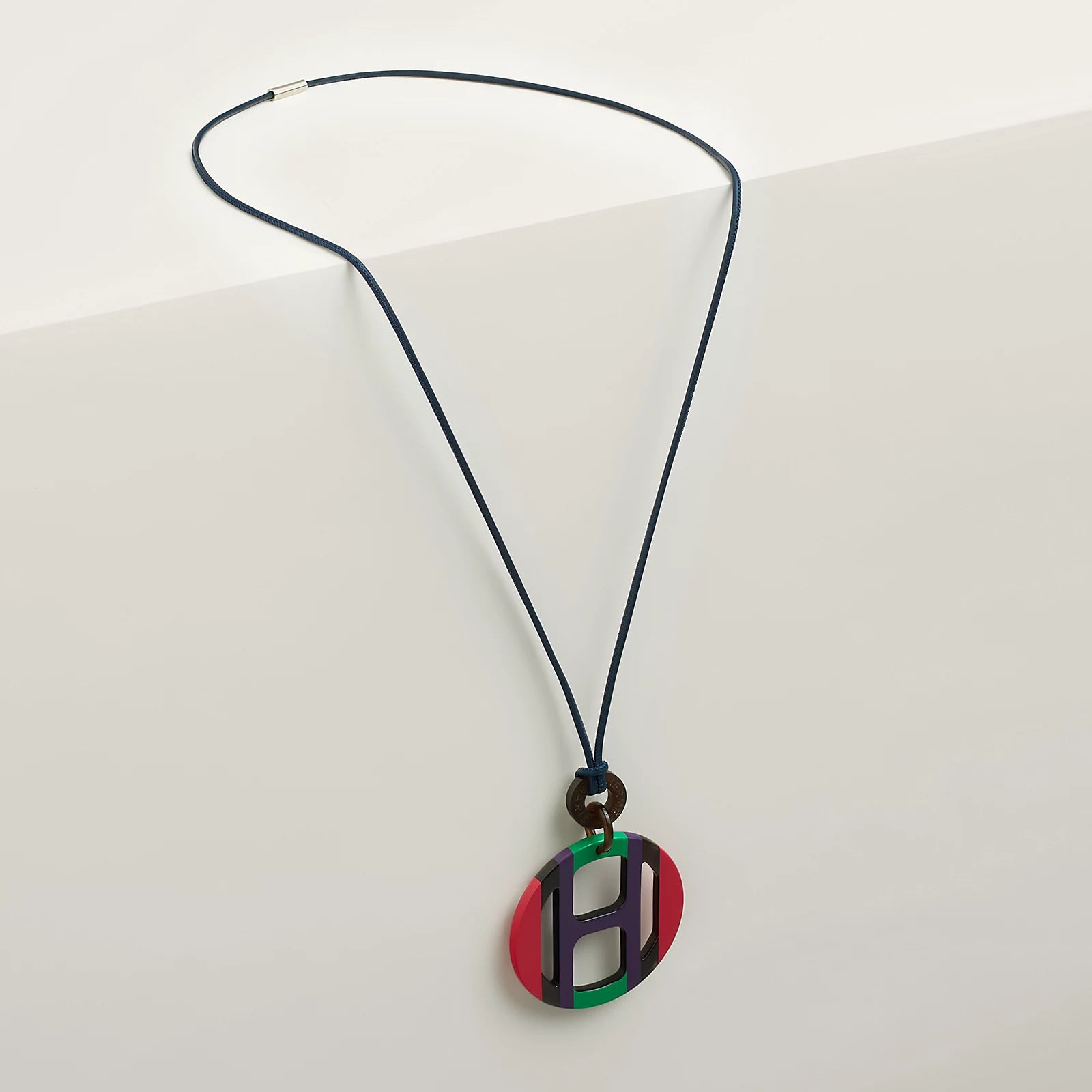 Hermès H Equipe Pendant Lacquered Horn - Parade