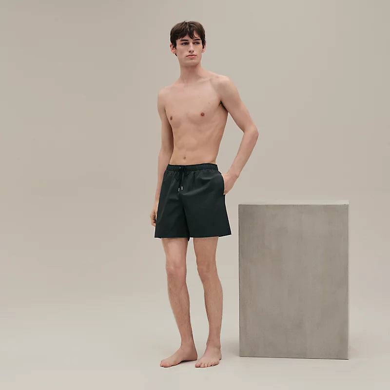 Hermés "H Fantome" Swim Trunks Ardoise