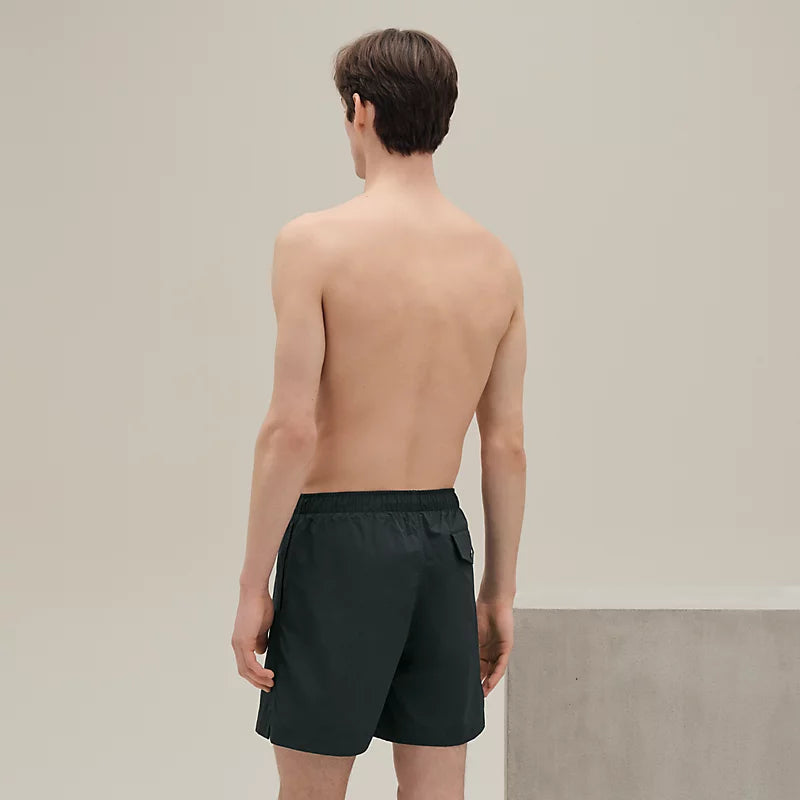 Hermés "H Fantome" Swim Trunks Ardoise