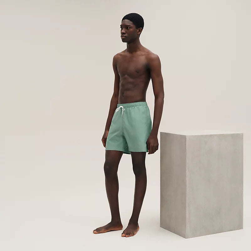 Hermés "H Fantome" Swim Trunks Céladon