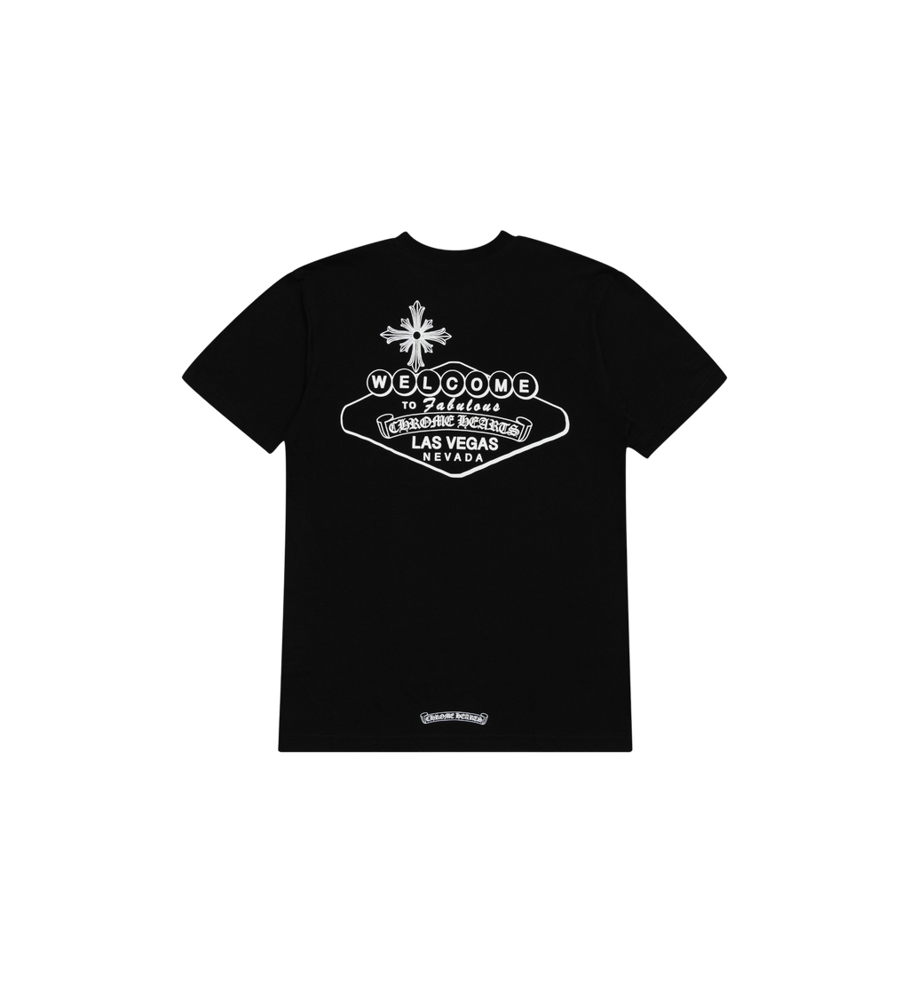 Chrome Hearts Las Vegas Nevada Pocket T-Shirt Black