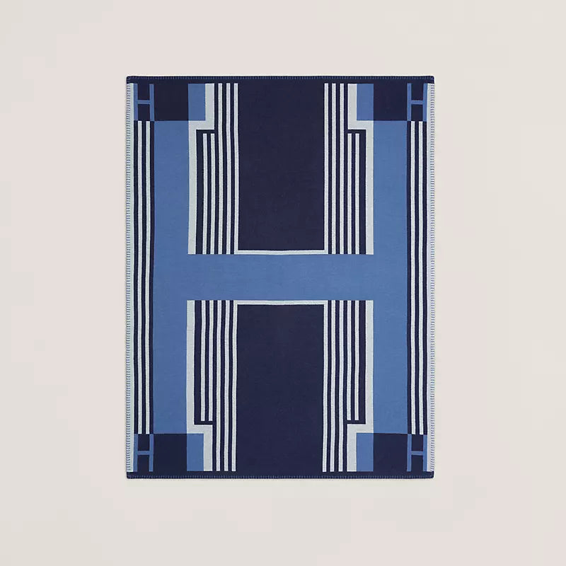 Hermès Ithaque blanket Marine