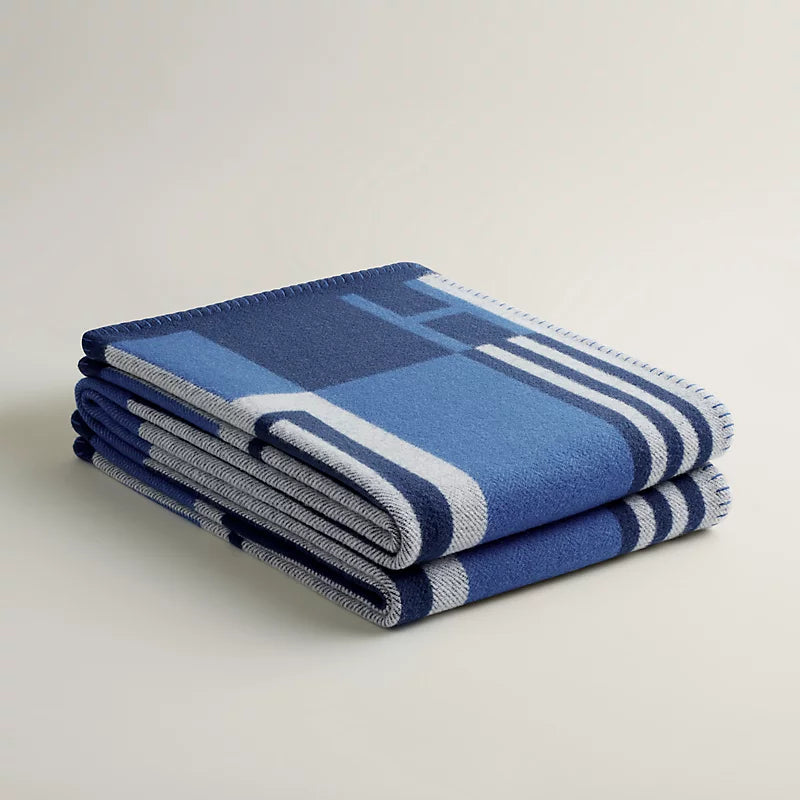 Hermès Ithaque blanket Marine