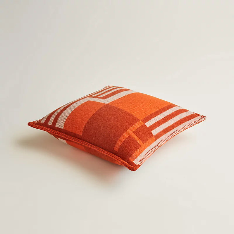 Hermès Ithaque pillow tangerine