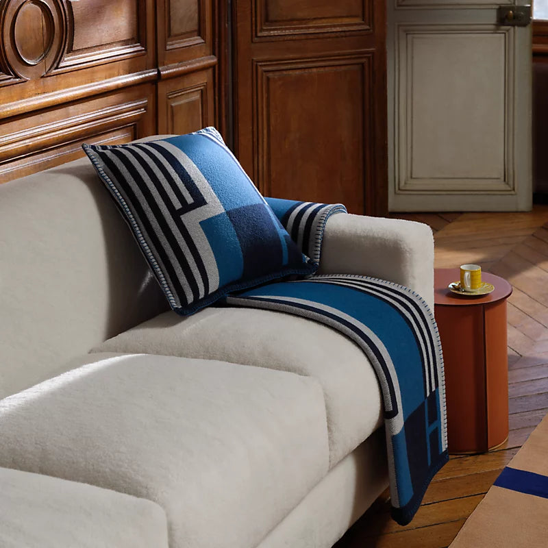 Hermès Ithaque pillow tangerine