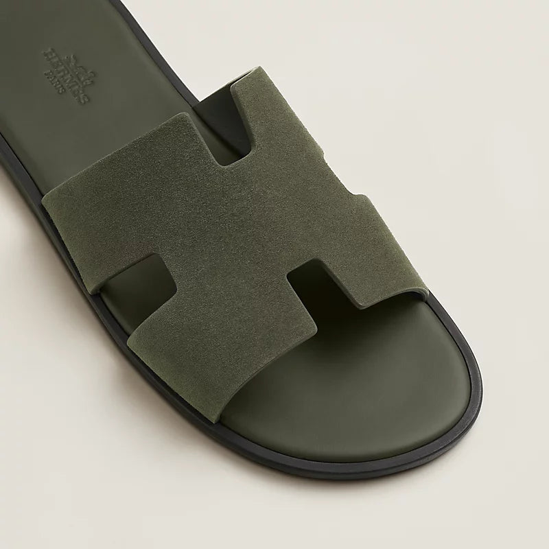 Hermès Izmir Sandal Vert Forêt