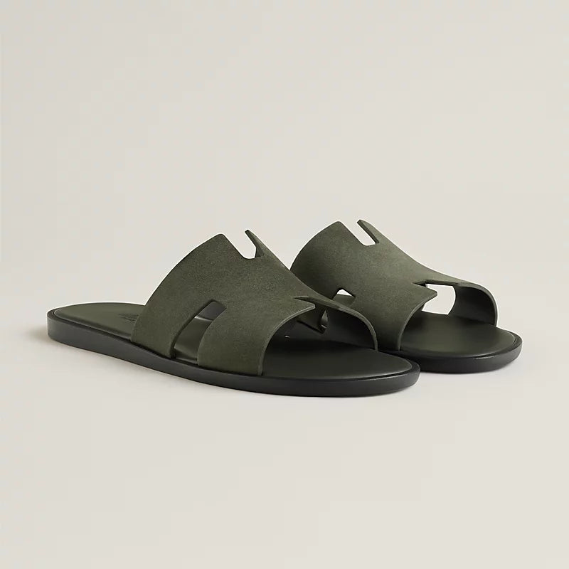 Hermès Izmir Sandal Vert Forêt