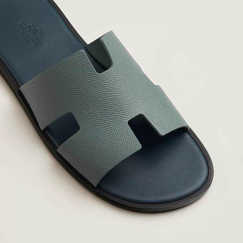 Hermès Izmir Sandal Bleu Tonnerre / Bleu Céleste