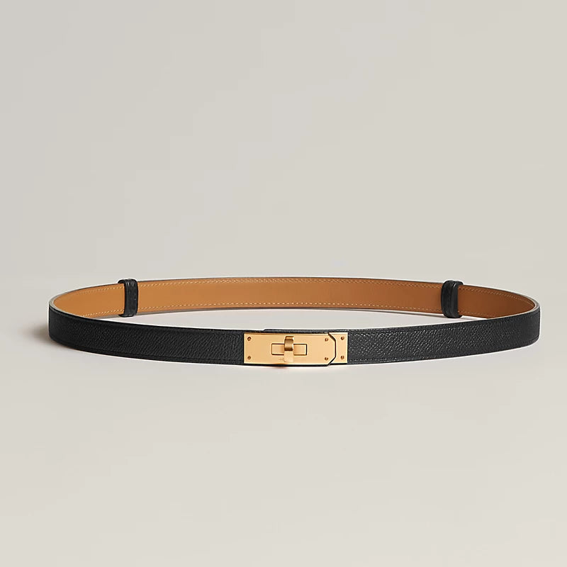 Hermès Kelly 18 belt Noir GHW