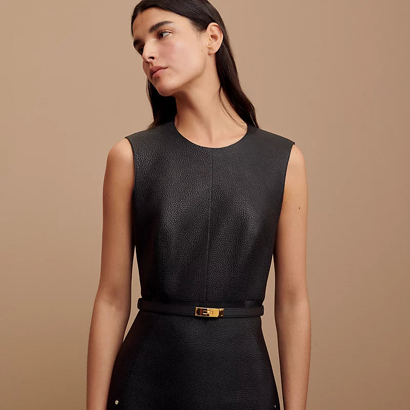 Hermès Kelly 18 belt Noir GHW