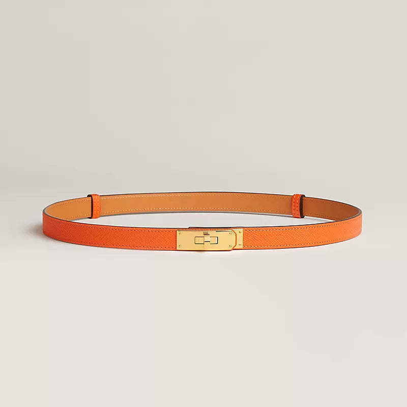 Hermès Kelly 18 belt Feu GHW