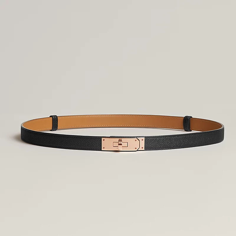 Hermès Kelly 18 belt Noir RGHW