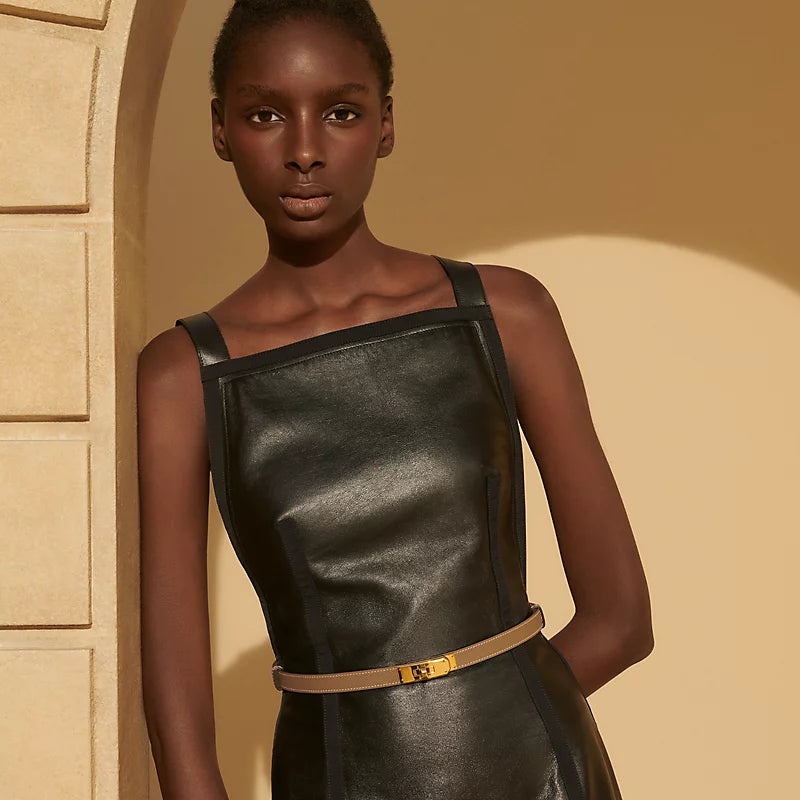 Hermès Kelly 18 belt Noir RGHW