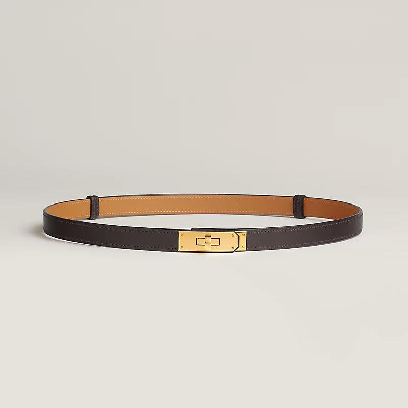Hermès Kelly 18 belt Ébène GHW