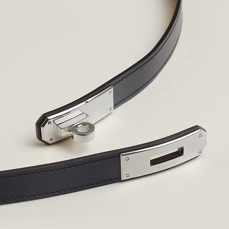 Hermès Kelly 18 belt Bleu Indigo PHW