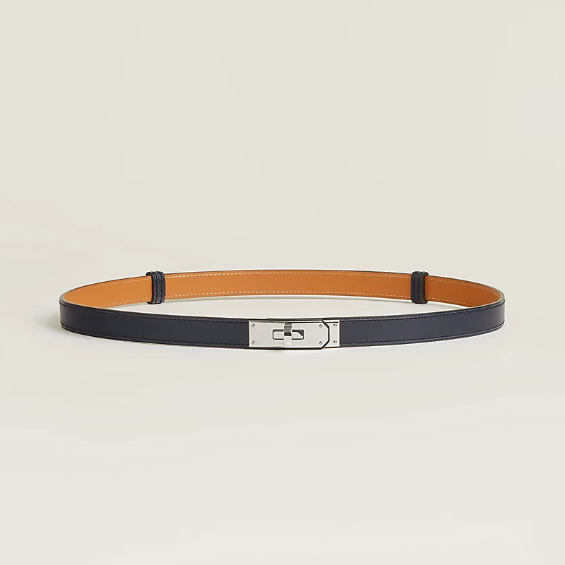 Hermès Kelly 18 belt Bleu Indigo PHW