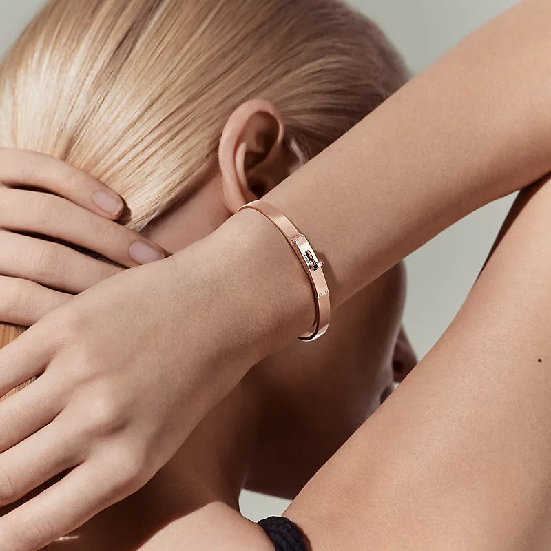 Hermès Kelly Bracelet Small Model Rose Gold