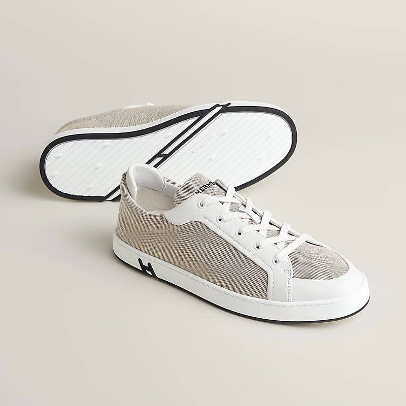 Hermès Kid Sneaker Prunoir / Blanc