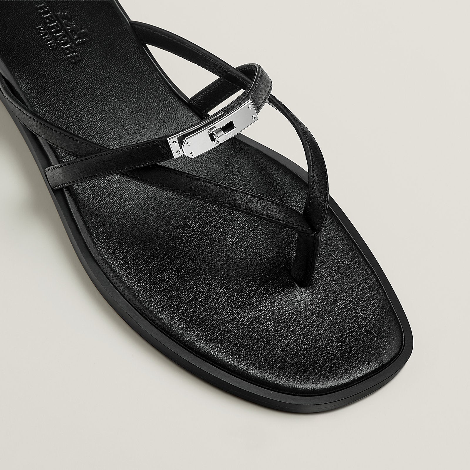 Hermès Miss Sandal — Noir