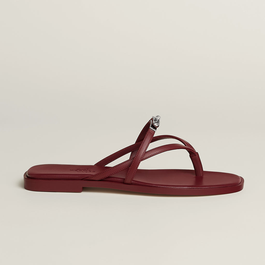 Hermes Miss Sandals Rouge H
