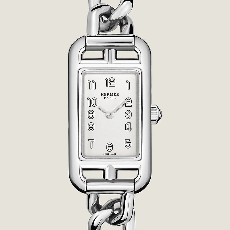 Hermès Nantucket 29 mm Watch With Steel Bracelet