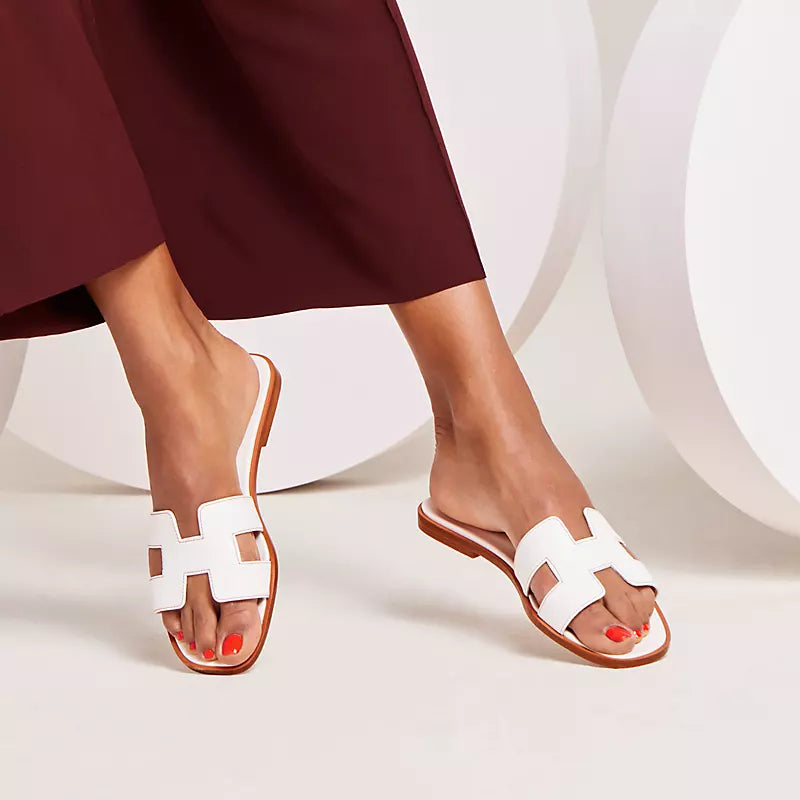 Hermès Oran Sandal Blanc