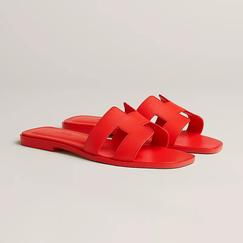 Hermès Oran Sandal Rouge Grenadine