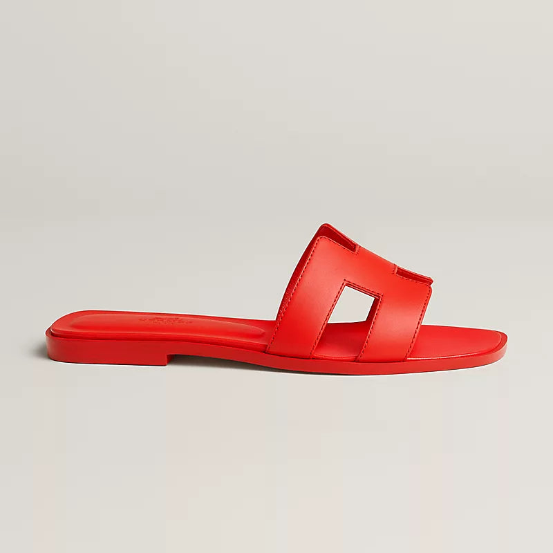 Hermès Oran Sandal Rouge Grenadine