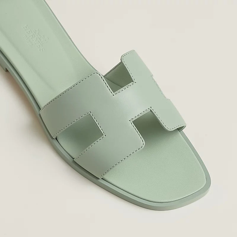 Hermès Oran Sandal Vert D'eau