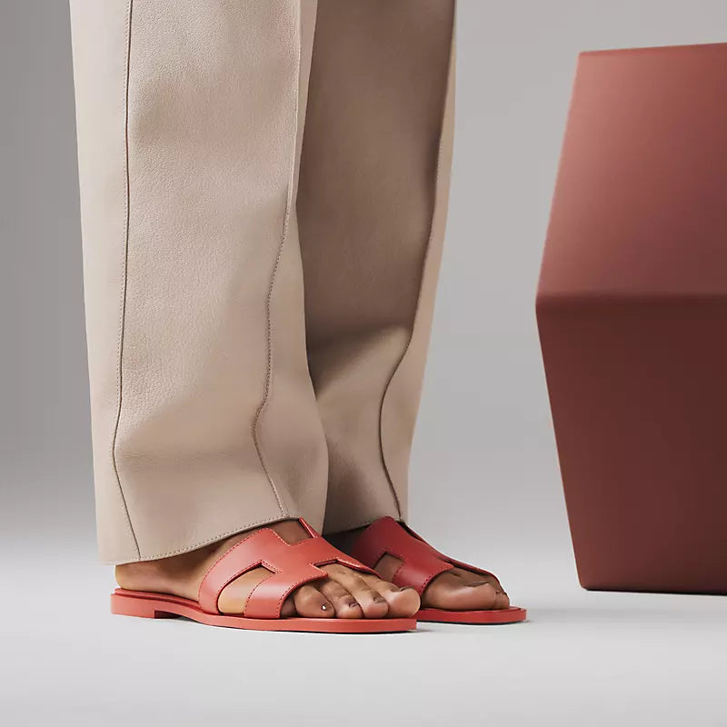 Hermès Oran Sandal Rouge Tomette