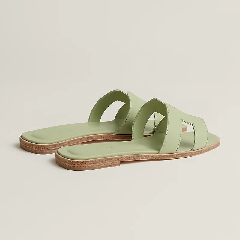 Hermès Oran Sandal Vert De Mer