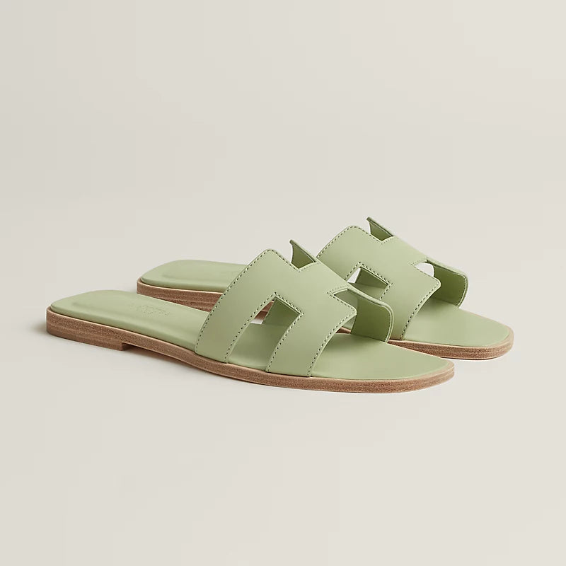 Hermès Oran Sandal Vert De Mer