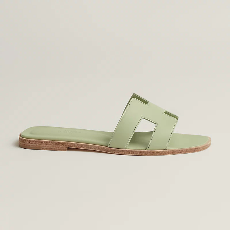Hermès Oran Sandal Vert De Mer