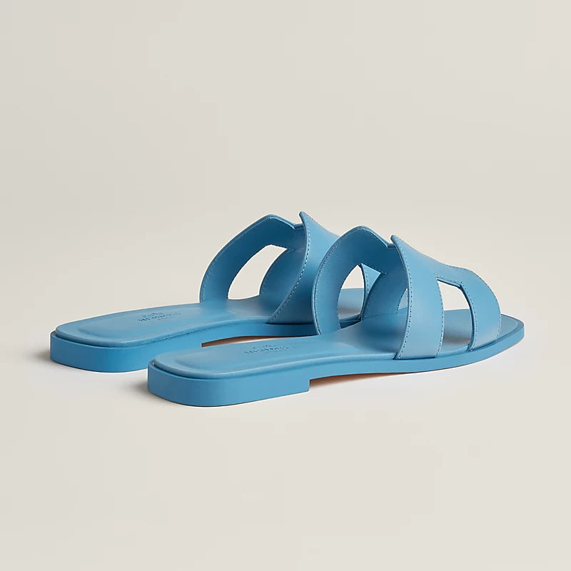 Hermès Oran Sandal Bleu Cameo